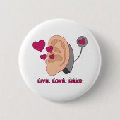 Live, Love, Hear Button (Voorkant)