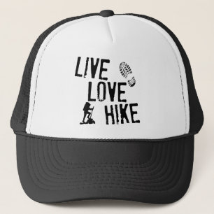 Live, Love, Hike Trucker Pet