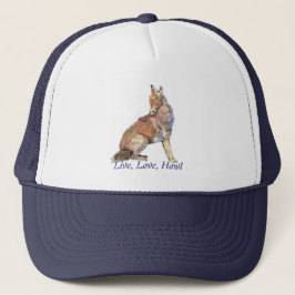 Live Love Howl Fun Quote Howling Coyotes Trucker Pet