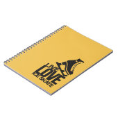 Live Love Ice Schaats | Schatting in figuur 1 Notitieboek (Linkerzijde)