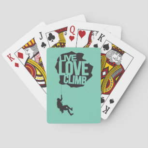 Live Love klim   Klim Speelkaarten