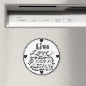Live Love Laat een legacy magneet achter (Insitu (Vaatwasser))
