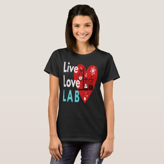 LIVE LOVE LAB - LABLIFE T-SHIRT (Voorkant volledig)