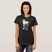 Live Love Labrador Retriever T-shirt (Voorkant volledig)