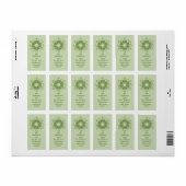 Live Love Lach Kerstmis retour adreslabel Etiket (Full Sheet)