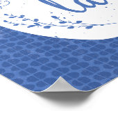 Live Love Lagom - Fun Swedish Poster (Hoek)