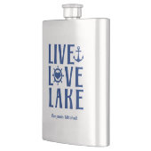 Live Love Lake - Nautical Valentijnsdag Boat Flas Flacon (Links)