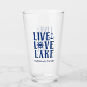 Live Love Lake - Nautilus Boot Stuurwiel Glas (Achterkant)