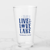 Live Love Lake - Nautilus Boot Stuurwiel Glas (Voorkant)