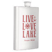 Live Love Lake - Vaardagse Valentijnsdag Boot Flacon (Rechts)