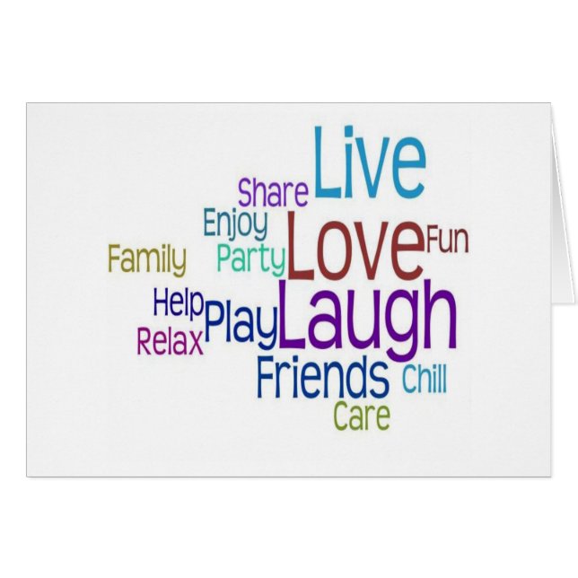 Live Love Laugh (Voorkant Horizontaal)