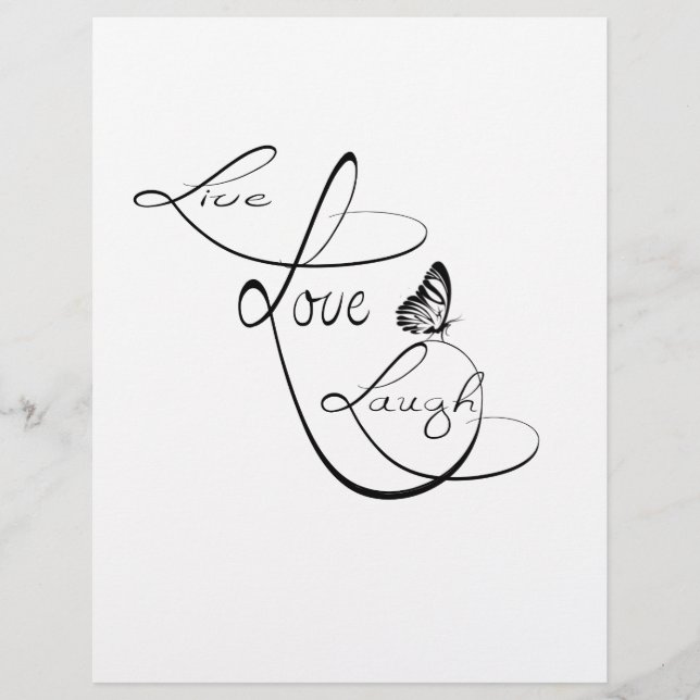 Live love Laugh (Voorkant)