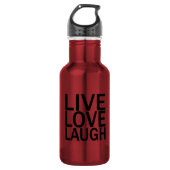 Live Love Laugh 16 oz. Waterfles (Voorkant)