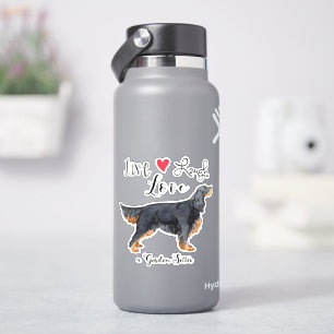 Live Love Laugh a Gordon Setter Vinyl Sticker
