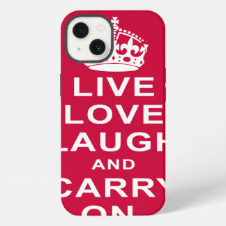 Live Love Laugh and Carry On iPhone 13 Hoesje