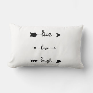 Live Love Laugh Arrows Kussen