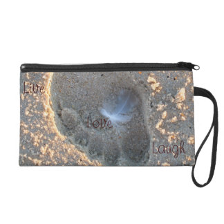 Live, Love, Laugh Beach Wristlet