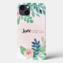 Live, Love, Laugh Boho Floral Waterverf