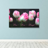 Live Love Laugh Canvas Afdruk (Insitu (Houten vloer))