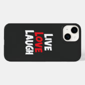 Live Love Laugh Case-Mate iPhone Case (Achterkant (horizontaal))