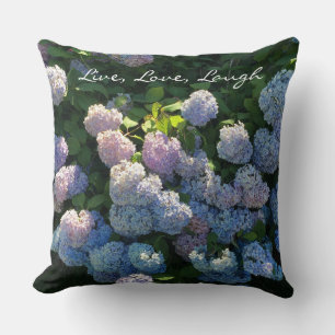 Live Love Laugh Hydrangea Cottage Kussen
