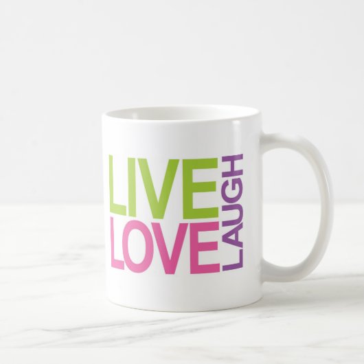 Live Love Laugh Koffiemok (Rechts)