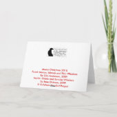 Live Love Laugh - Meerkat Feestdagen Kaart (Achterkant)