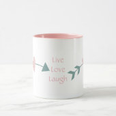 Live Love Laugh Mok met hart en pijlen (Midden)