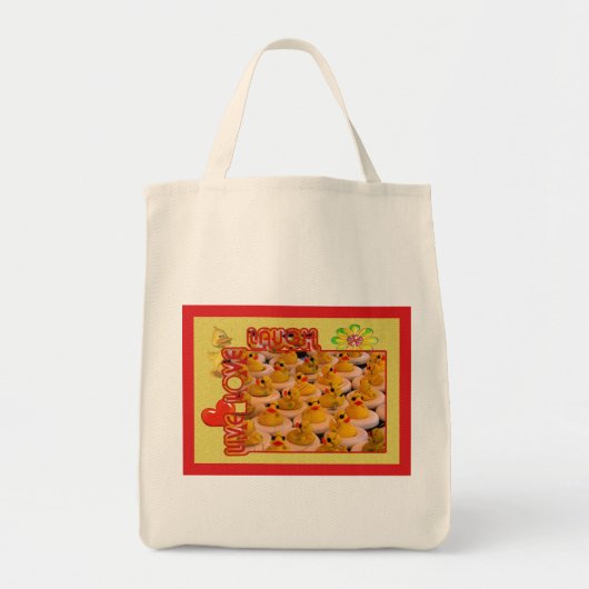 Live Love Laugh Rubber Ducks Inspirerend Bag Tote Bag (Voorkant)