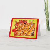 Live Love Laugh Rubber Ducks Inspirerend Kaart (Voorkant)