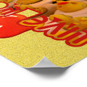 Live Love Laugh Rubber Ducks Inspirerend Poster (Hoek)