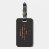 Live Love Laugh Schattige Notedry Bagagelabel (Achterkant verticaal)