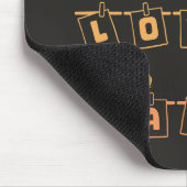 Live Love Laugh Schattige Notedry Muismat (Hoek)