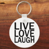 Live Love Laugh Sleutelhanger (Voorkant)