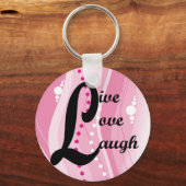Live Love Laugh Sleutelhanger (Voorkant)