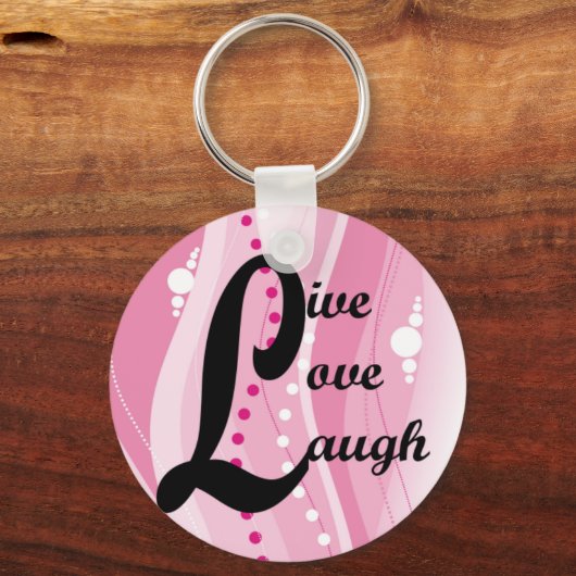 Live Love Laugh Sleutelhanger (Voorkant)