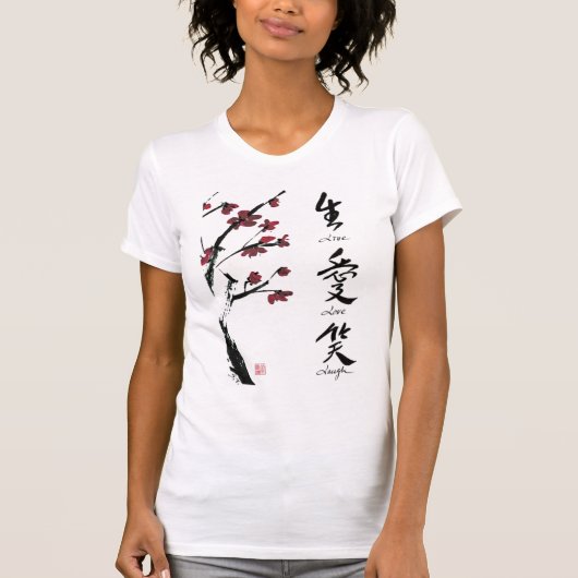 Live Love Laugh T-shirt (Voorkant)