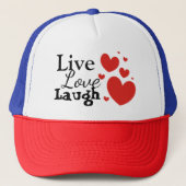 Live Love Laugh Trucker Pet (Voorkant)