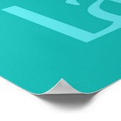 Live Love Laugh Typografie Poster | Inspirerend (Hoek)