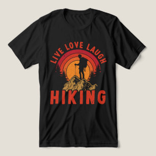 Live Love Laugh wandelen Tri-Blend Shirt
