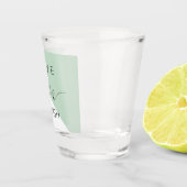 Live Love Laught Positive Motivation Mint Quote Shot Glas (Rechts)