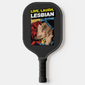 Live Love Lesbian Pickleball Paddle (Voorkant)