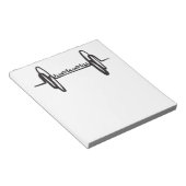 Live Love Lift Bar Black Notitieblok (Schuin)