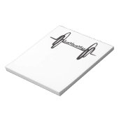 Live Love Lift Bar Black Notitieblok (Linkerzijde)