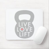 Live Love Lift Kettlebell Muismat (Met muis)