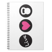 Live Love Lift - Notitieboek (Voorkant)