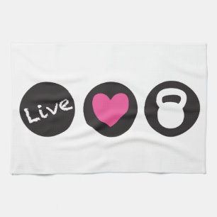 Live Love Lift - Theedoek