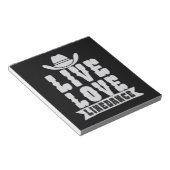 Live Love Linedance Notitieblok (Schuin)