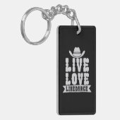 Live Love Linedance Sleutelhanger (Voorkant Links)