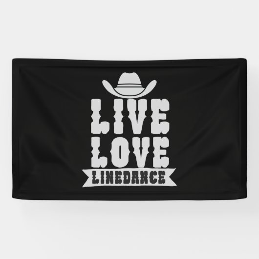 Live Love Linedance Spandoek (Horizontaal)